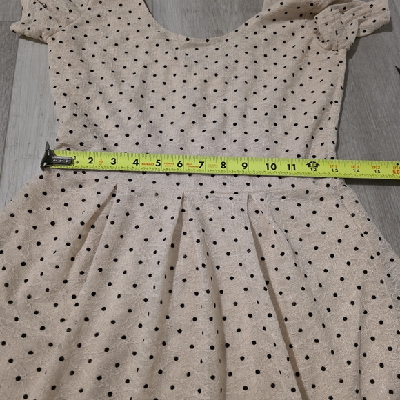 Pins & Needles Cream and Black Mini Dress - Picture 5 of 9